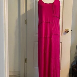 My Tribe Patchwork Tank Long Dress Small